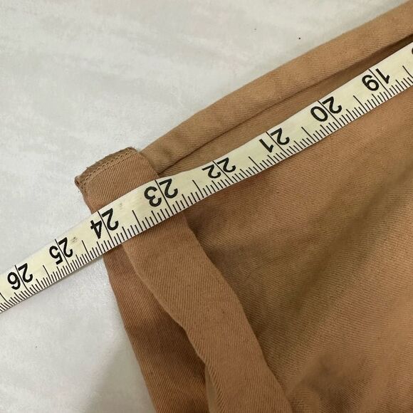 NWT Outerknown SEA Brown Cotton Linen Blend Short Sleeve Utility Jumpsuit Med - Picture 7 of 10